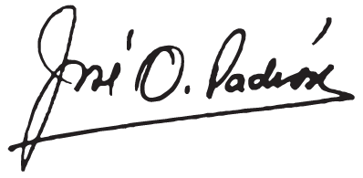 Jóse O. Padrón's Signature