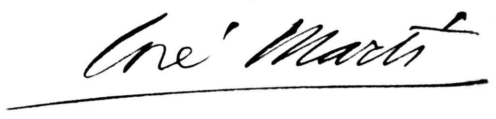José Martí's signature