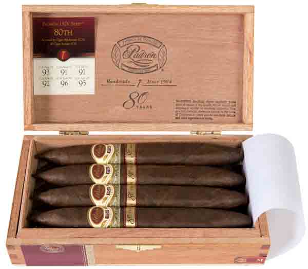 Padrón 1926 Serie No 80 8 count box open