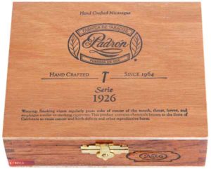 Padrón 1926 Serie No 6 10 count box closed