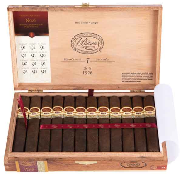 Padrón 1926 Serie No 6 24 count box open