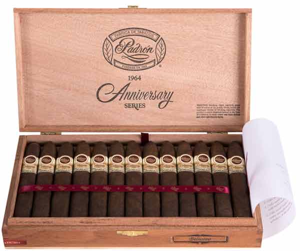 Padrón 1964 Series Belicoso 25 count box open