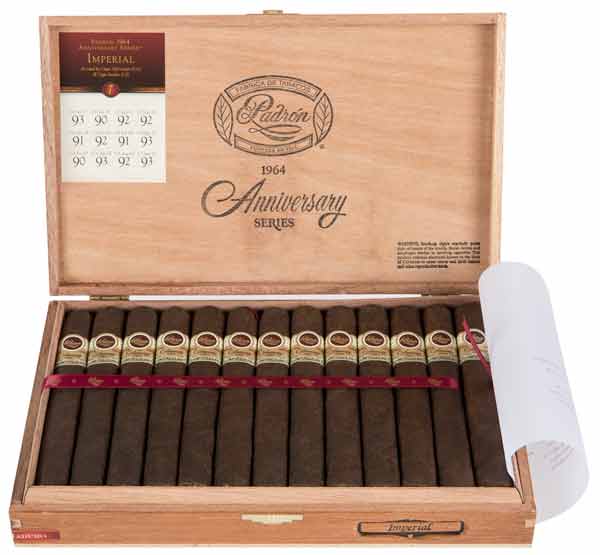 Padrón 1964 Series Imperial 25 count box - open