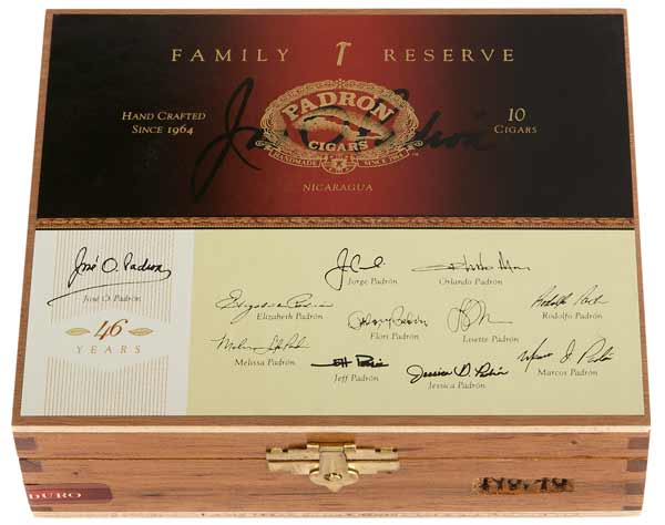 Padrón Family Reserve Series No 46 10 count box