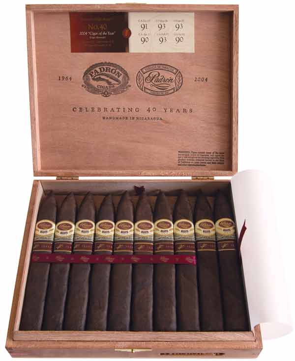 Padrón 1926 Serie No 40 20 count box open